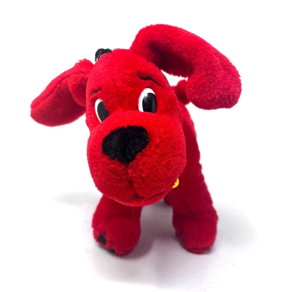 Clifford‎ The Big Red Dog Poseable Plush 10" Puppy Scholastic Vintage 2000